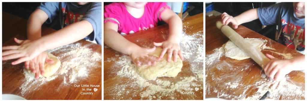 Simple Yummy Pizza - Cooking with Kids- Our Little House in the Country #homecooking #cookingwithkids