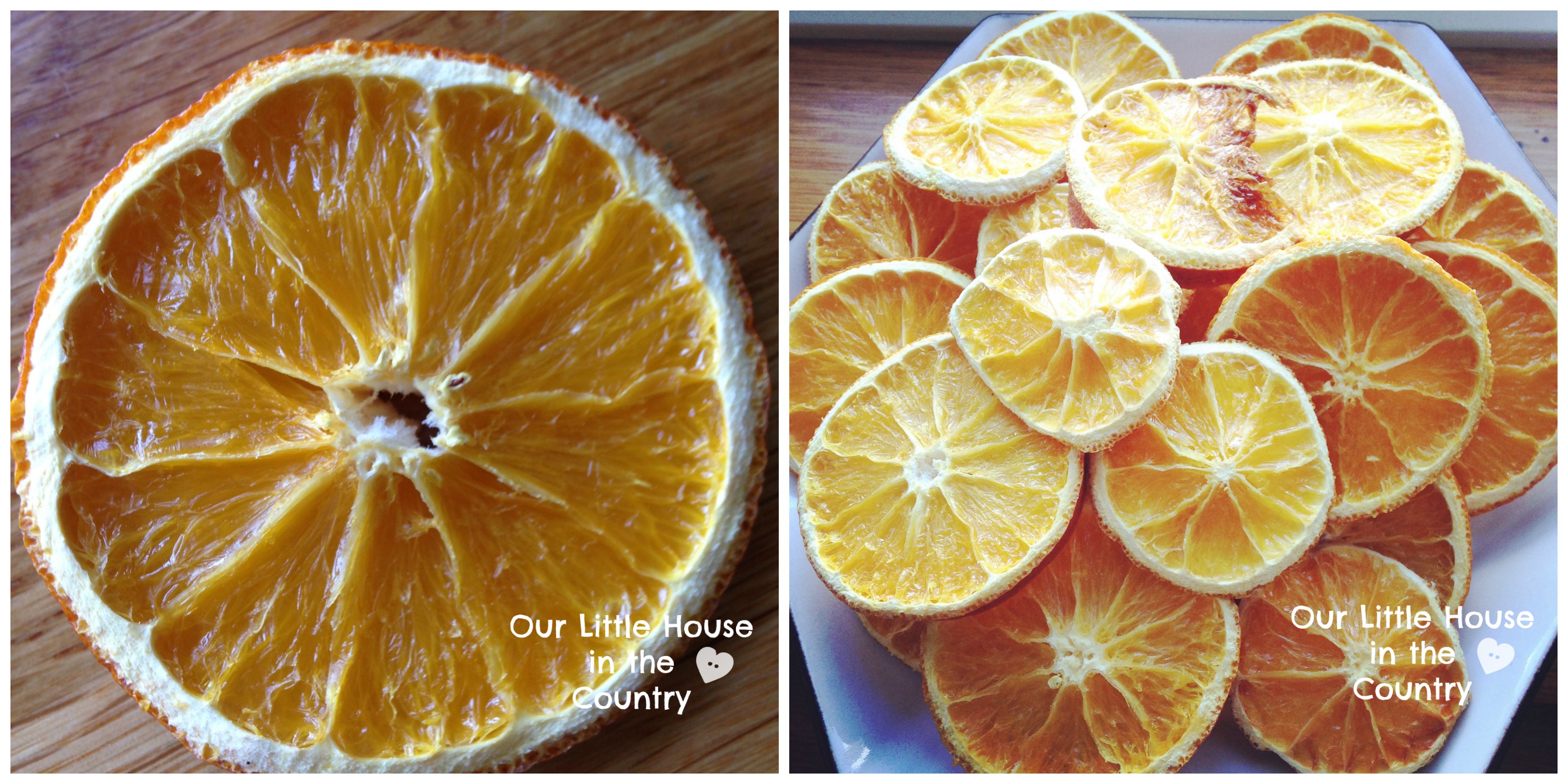 How to Make Dried Orange Slices – Our Little House in the Country