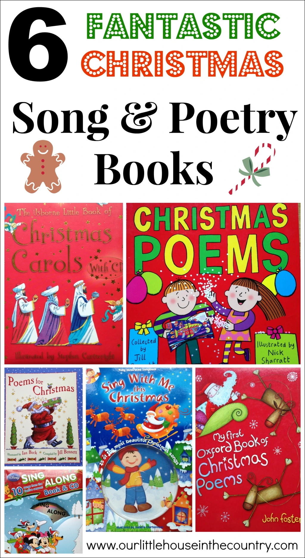 6 Fantastic Christmas Song and Poetry Books for Kids - Our Little House in the Country